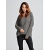 Women Plus Size Autumn Loose Batwing Long Sleeve Tops T-shirt