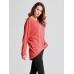 Women Plus Size Autumn Loose Batwing Long Sleeve Tops T-shirt