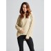 Women Plus Size Autumn Loose Batwing Long Sleeve Tops T-shirt