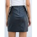 S-5XL Sexy Women Black High Waist Mini Bodycon Skirts