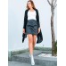 S-5XL Sexy Women Black High Waist Mini Bodycon Skirts