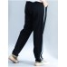 Casual Women Sports Side Stripe Splicing Harem Pants