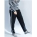 Casual Women Sports Side Stripe Splicing Harem Pants