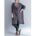 Plus Size Women Pure Cotton Coat