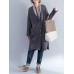 Plus Size Women Pure Cotton Coat