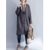 Plus Size Women Pure Cotton Coat