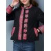 Winter Folk Women Frog Buttons Cotton Quilted Jacket