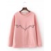 Plus Size Casual Women Fleece Sweatshirts