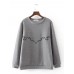 Plus Size Casual Women Fleece Sweatshirts