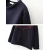 Plus Size Casual Women Fleece Sweatshirts