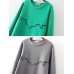 Plus Size Casual Women Fleece Sweatshirts