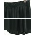 Plus Size Casual Women Green Wide Leg Pants