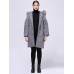 Plus Size Casual Women Faux Fur Collar Hooded Woolen Coats