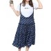 Plus Size Casual Women Sleeveless Star Printed Dress