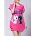 Plus Size Casual Women Cat Printed Short Sleeve Shirt