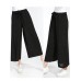 Women Casual Elastic Waist Wide Leg Pants with Belt