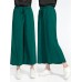 Women Casual Elastic Waist Wide Leg Pants with Belt