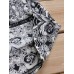 Women Plus Size Floral Print Short Sleeves Shirts