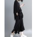 Women Fashion Ruffles Blouse and Pants Suit