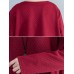 Women Casual O-neck Long Sleeve Pockets Sweatshirt Dress