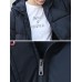 Women Solid Color Zipper Hooded Thick Winter Coats