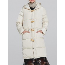 Women Winter Thick Hooded Long Coats