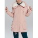 Women Winter Lapel Thick Fur Coats with Pockets