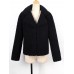 Lambswool Long Sleeve Turndown Collar Short Coats