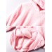 Hooded Solid Color Cute Long Sleeve Sweatshirt With Pocket