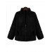 Fleece Zipper Pockets Stand Collar Winter Coats