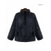 Fleece Zipper Pockets Stand Collar Winter Coats