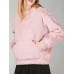 Fleece Solid Color Long Sleeve Warm Sweatshirt With Pockets