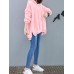 Women Casual Solid Color Zipper Fuzzy Hooded Sweatshirt