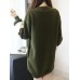 Women Elegant Patchwork Fleece O-neck Long Sweatshirt