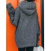 Women Casual Polar Fleece Zipper Hoodies Sweatshirts