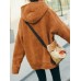 Women Casual Polar Fleece Zipper Hoodies Sweatshirts