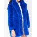 Plus Size Women Elegant Fluffy Solid Color Pockets Thick Coats