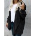 Women Multicolor Fluffy Faux Fur Soft Hooded Coats