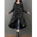 Women Vintage Printed Long Sleeve Loose Outerwear Cardigans