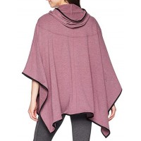 Plus Size Women Casual Loose Asymmetric Hem Cloak Hoodies Sweatshirts