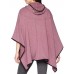 Plus Size Women Casual Loose Asymmetric Hem Cloak Hoodies Sweatshirts