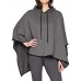 Plus Size Women Casual Loose Asymmetric Hem Cloak Hoodies Sweatshirts