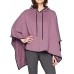 Plus Size Women Casual Loose Asymmetric Hem Cloak Hoodies Sweatshirts