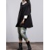 Women Vintage Loose Half Sleeve Poncho Cape Coats