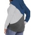 Plus Size Patchwork Long Sleeve Hooded Sweatshirt for Women