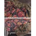 Women Vintage Floral Print Elastic Waist Baggy Long Skirts